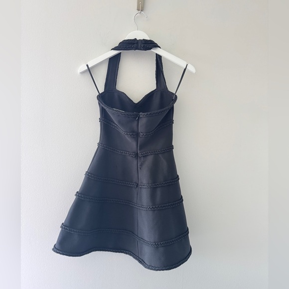 ELLIATT Katlyn Halter Black Cocktail Mini Dress S - Picture 5 of 8